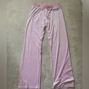 Juicy Couture Pink Velour Pants